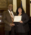 Mayor Euille with PLTI Grad Silva Krause